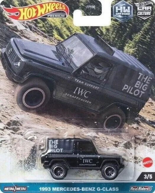 Hot Wheels 2023 Car Culture Off-Road Case F 1993 Mercedes-Benz G-Class