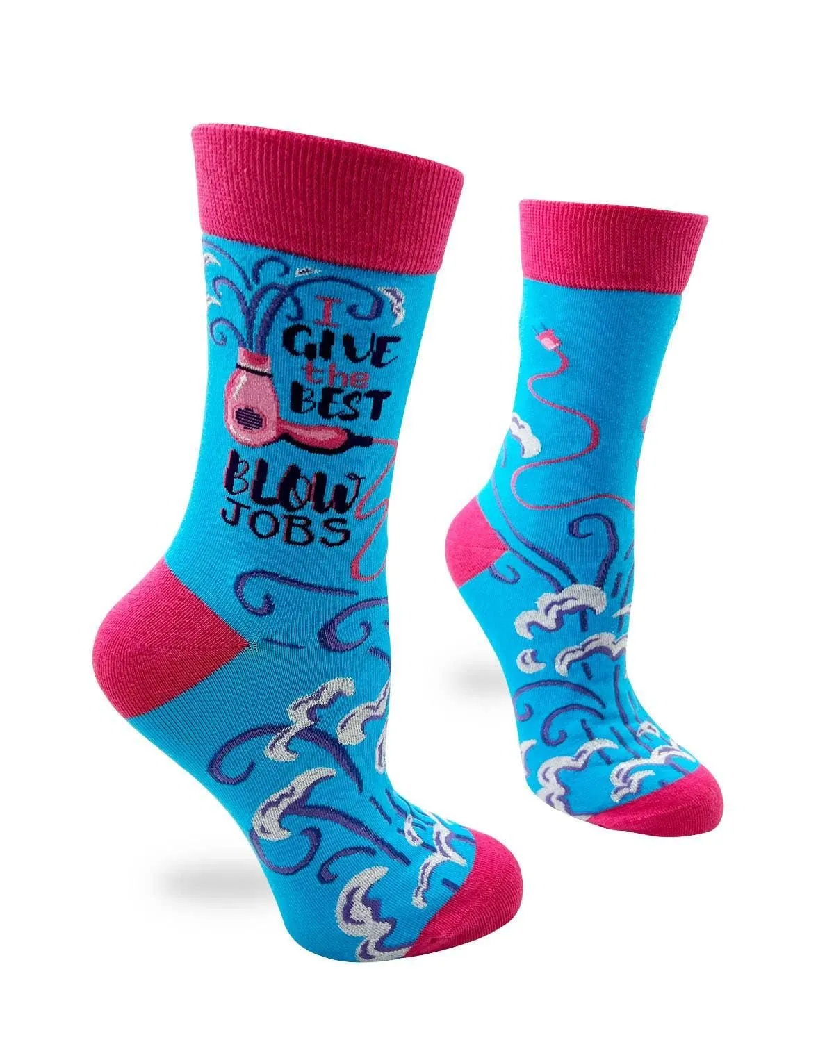 Socks 8. Funny Hairstylist I Give the Best Women's Crew Sock