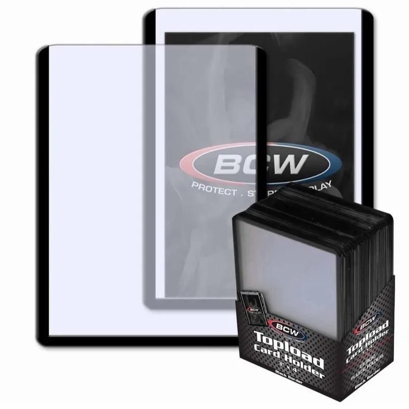 BCW Top Loaders 3" X 4" (Black)