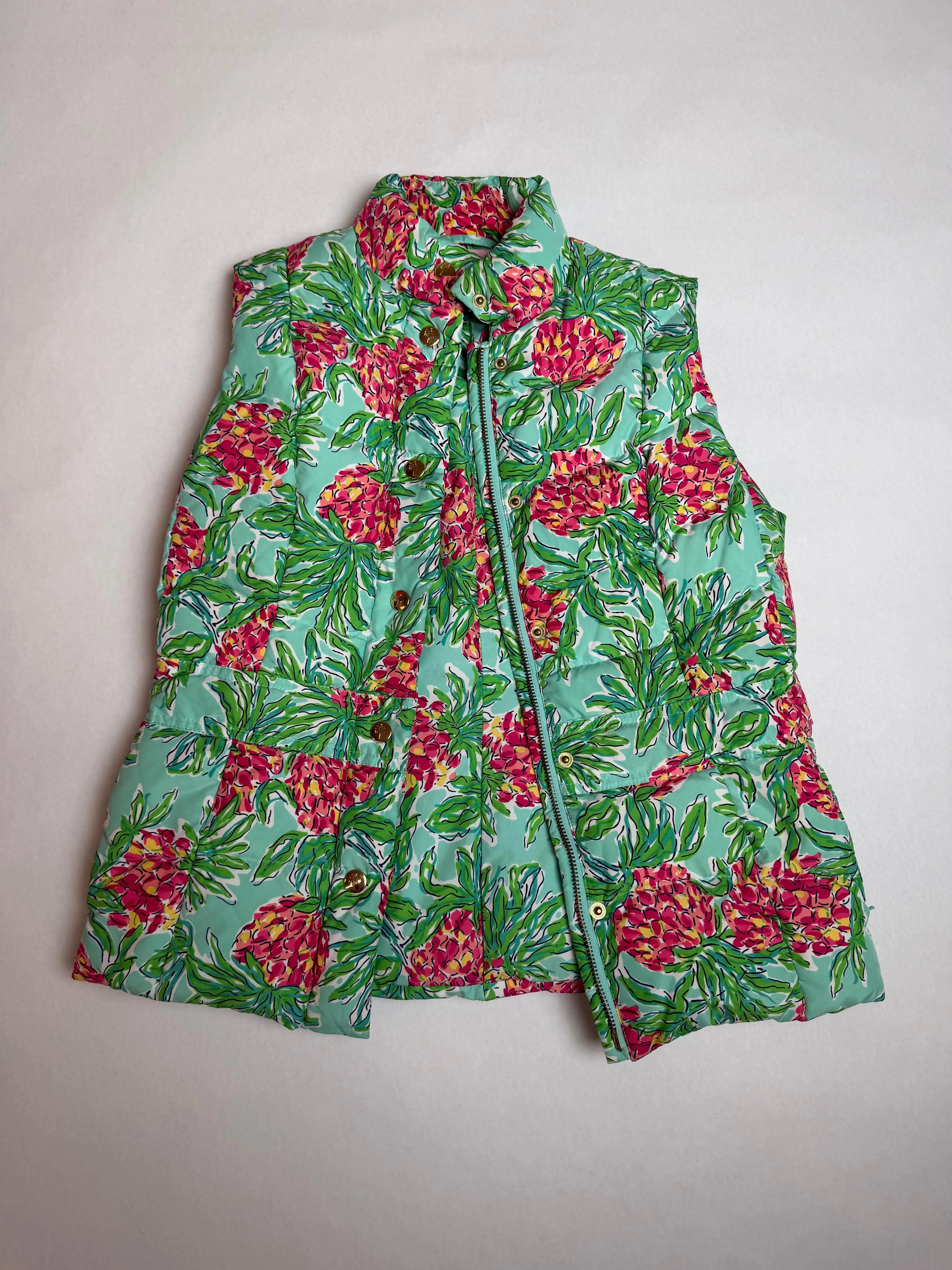 Lilly Pulitzer · Spike the Punch · Lauren Down Vest · XS