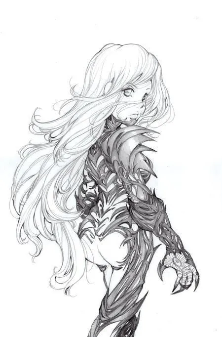 WITCHBLADE #21 - CAMILLA DERRICO COVER D INC 1:50 B&W VARIANT