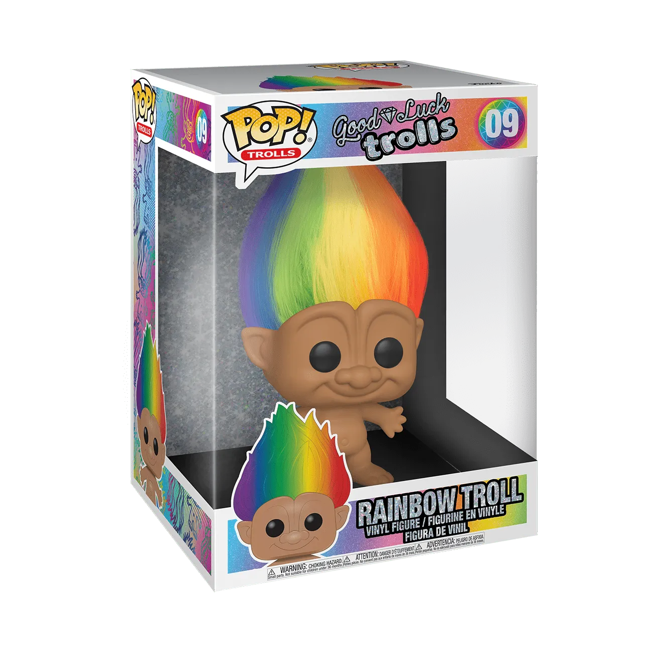 Product image for Rainbow Troll (10 inch) **Damaged Box**(09) | Trolls