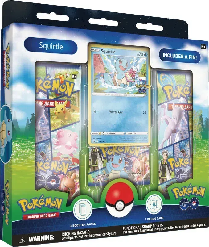 Product image for Pokémon TCG: Pokémon GO Pin Collection (Squirtle))