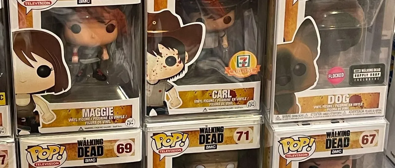Funko Pop Television- The Walking Dead - Carl (Bloody) #97 *7-11  display picture 1