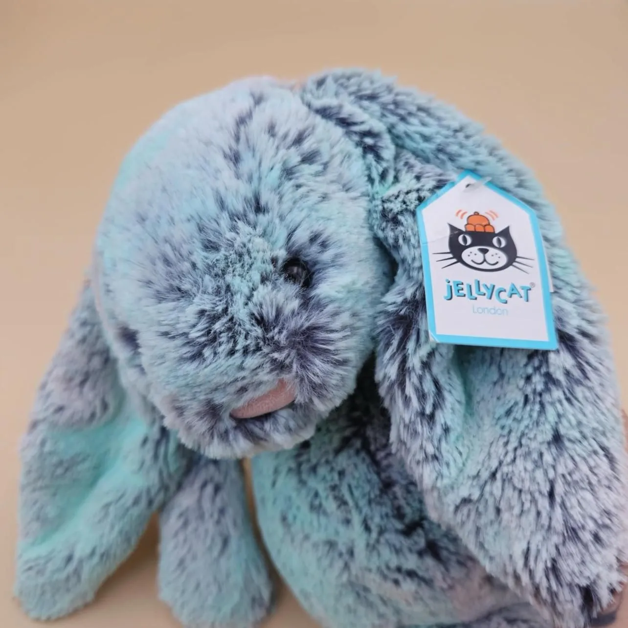 Jellycat Bashful Patchwork Basil Bunny - AUTHENTIC - NEW WITH TAGS