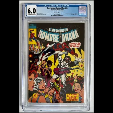 Spectacular Spider-Man 24 Mexican Edition CGC 6 1984