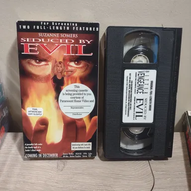 Seduced by Evil/Bitter Vengeance VHS Double Screener