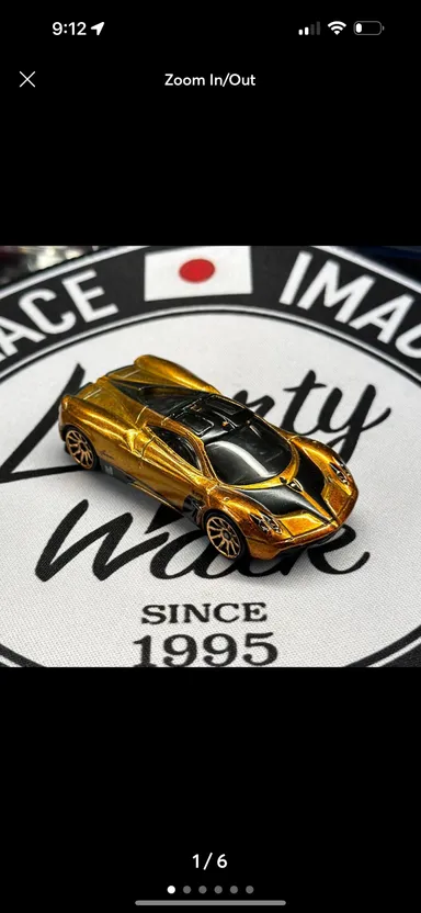 2021 Hot Wheels ID Gold Pagani Huayra (Rare Chase!) #8/8 LOOSE