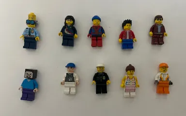 (Lego Minifigures) 10 Mixed Up Minifigures