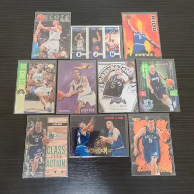 Jason Kidd Mavs NBA basketball cards