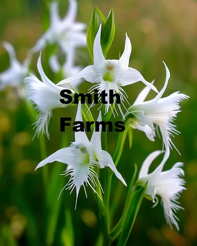 50 Seeds White Egret Orchid Flowers