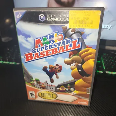 Mario Superstar Baseball (GameCube) Case+ Manual+ Inserts. NO GAME