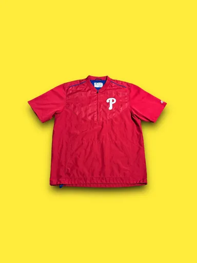 Philadelphia Phillies dugout shirt jacket