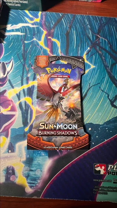 Sun & Moon Burning Shadows Sleeved Pokemon Booster Pack