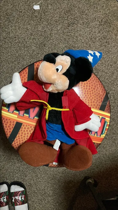 Mickey Mouse Vintage Fantasia Plush 12"+