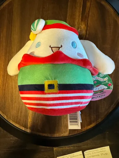 Squishmallow hello Kitty cinnamoroll Christmas plush