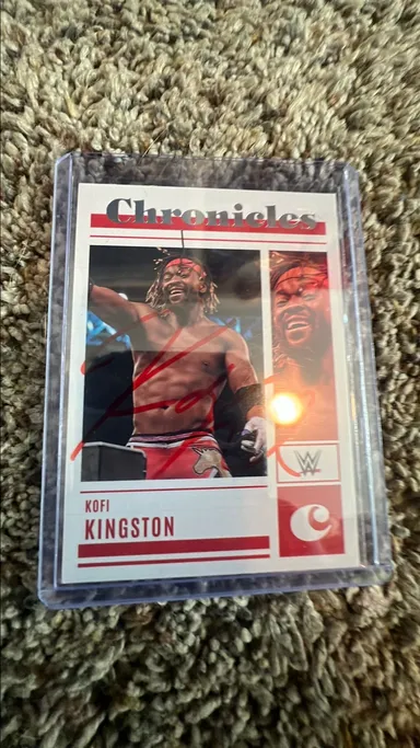 WWE Chronicles 2023 Kofi Kingston autograph