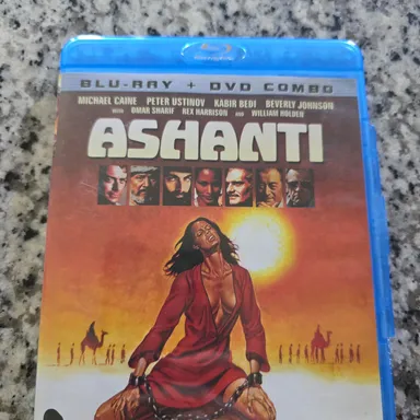 ASHANTI - Blu-ray Movie 1979 Severin Label, HD Michael Caine & Omar Sharif