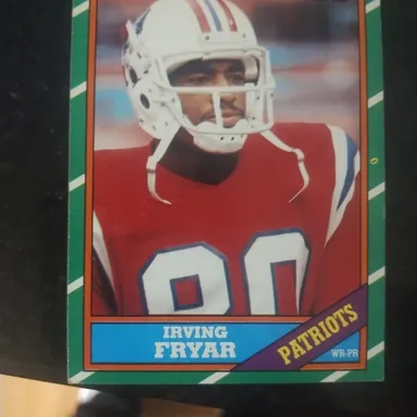 Irving Fryar 86' Topps