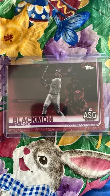 Charlie Blackmon 16/50 Mother’s Day card