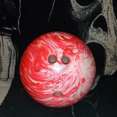 Vintage Planet X Performance Urethane Pink & Red Swirl 8lb Bowling Ball