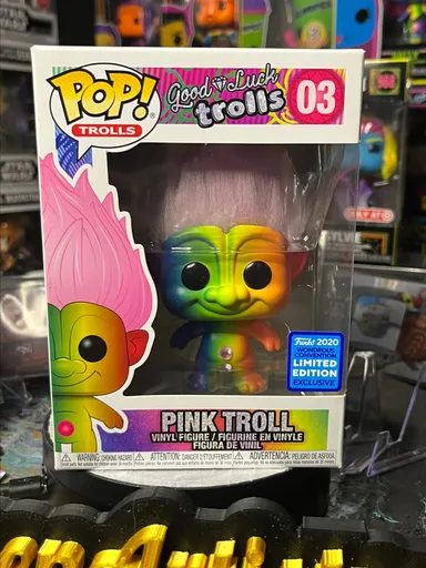 Pink Troll #03 Good Luck Trolls 2020 WonderCon Limited Edition Funko Pop Trolls!