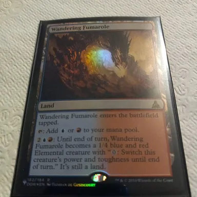 mtg Secret Lair Foil Wanderering Fumarole