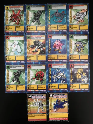 1999 Digimon Cards Lot / Bandai