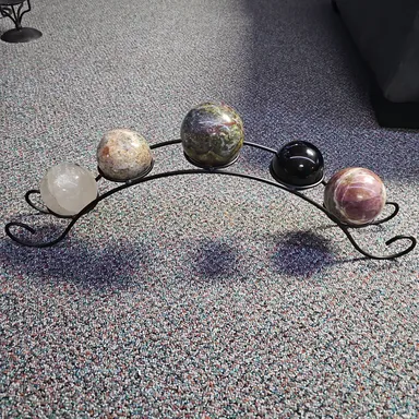 Metal Arch 5 Sphere Stand