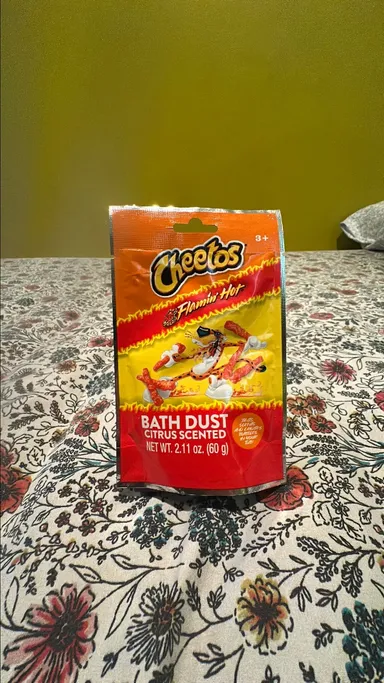 Cheetos Flamin Hot  Bath Dust