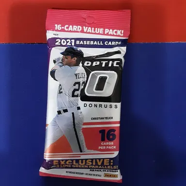 2021 Optic Baseball 16 Card Value pack