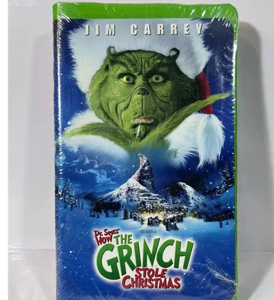 Grinch (2000) (Vhs, 2000) Factory Sealed With Watermarks