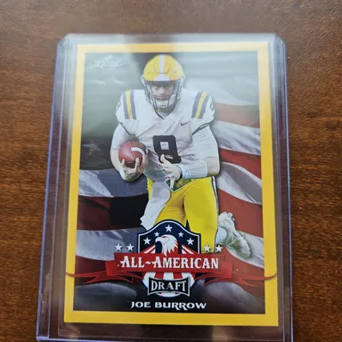 Joe Burrow All-American Yellow Rookie Card