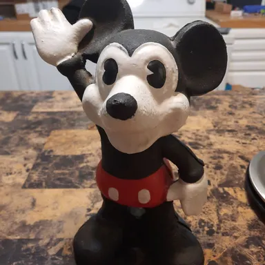 Mickey mouse cast iron bank
