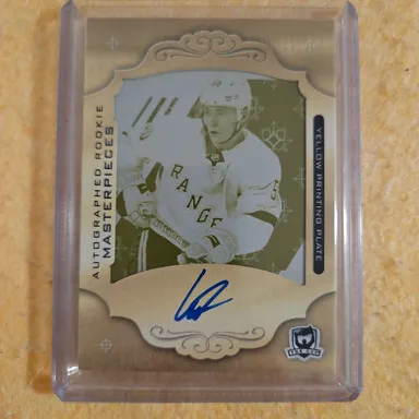 Lias Andersson The Cup Auto Yellow Plate 1/1
