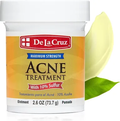 Acne Treatment - Medication to Clear Cystic Acne Pimples and Blackheads on Face and Body - Made in USA - 2.6 oz