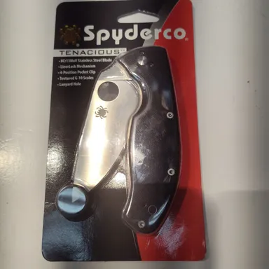 Spyderco Tenacious Folding Pocket Knife