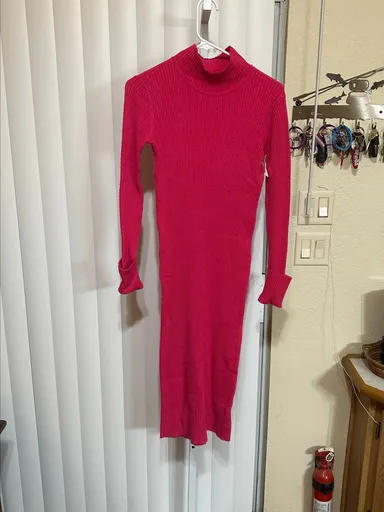 Steve Madden Pink Sweater Dress