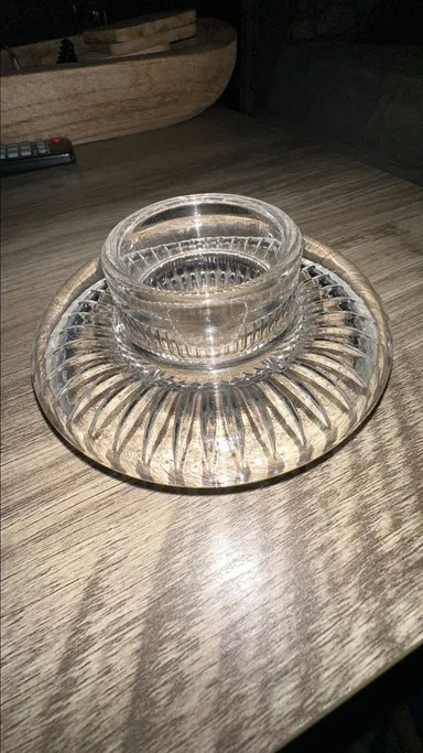 Vintage Dansk Crystal Candleholder
