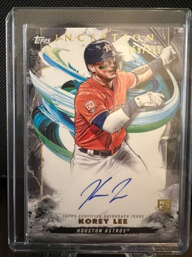 2023 Topps Inception Korey Lee RC Autograph 158/299