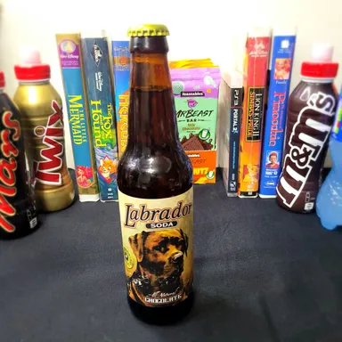 Labrador Chocolate Glass Bottle Drinks