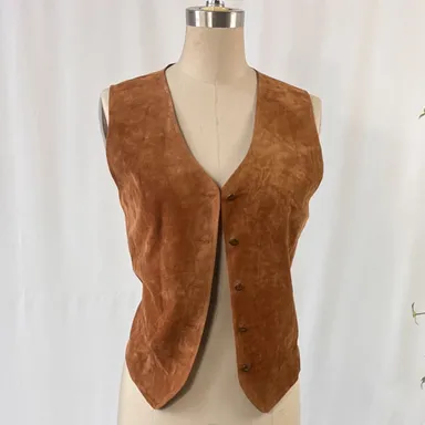 K.T. Mckenzie Faux Suede Waistcoat