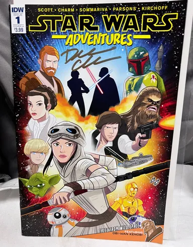 Star Wars autographed comic book