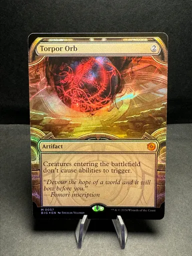 Torpor Orb (Showcase) 57 (NM) - Outlaws of Thunder Junction: The Big Score - Magic: The Gathering