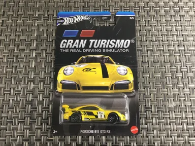 Hot Wheels 2024 HW Gran Turismo 3/5 Yellow Porsche 911 GT3 RS VHTF!