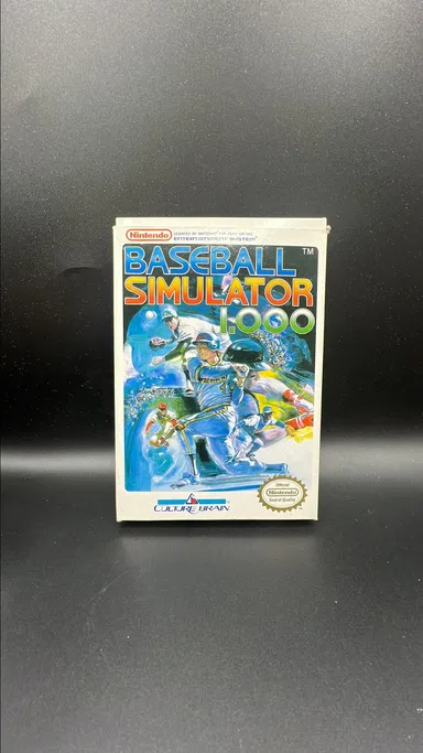 Baseball Simulator 1,000 NES