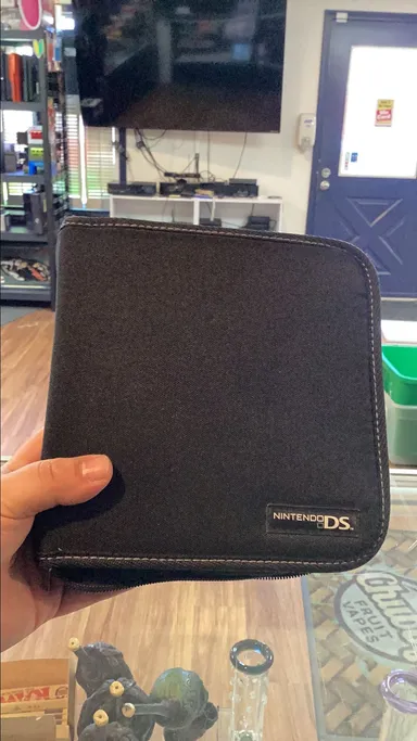 Black carrying case for Nintendo DS