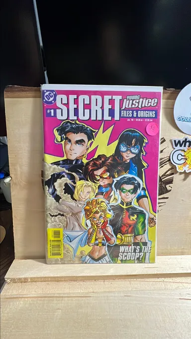 Young Justice Secret Files and Origins #1 (Regular Humberto Ramos & Wayne Faucher Cover), FMV $8 💰