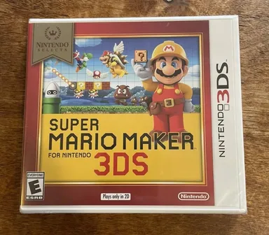 Nintendo Selects: Super Mario Maker (Nintendo 3DS, 2016) BRAND NEW SEALED