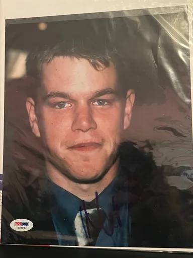 Matt Damon Autographed Photo